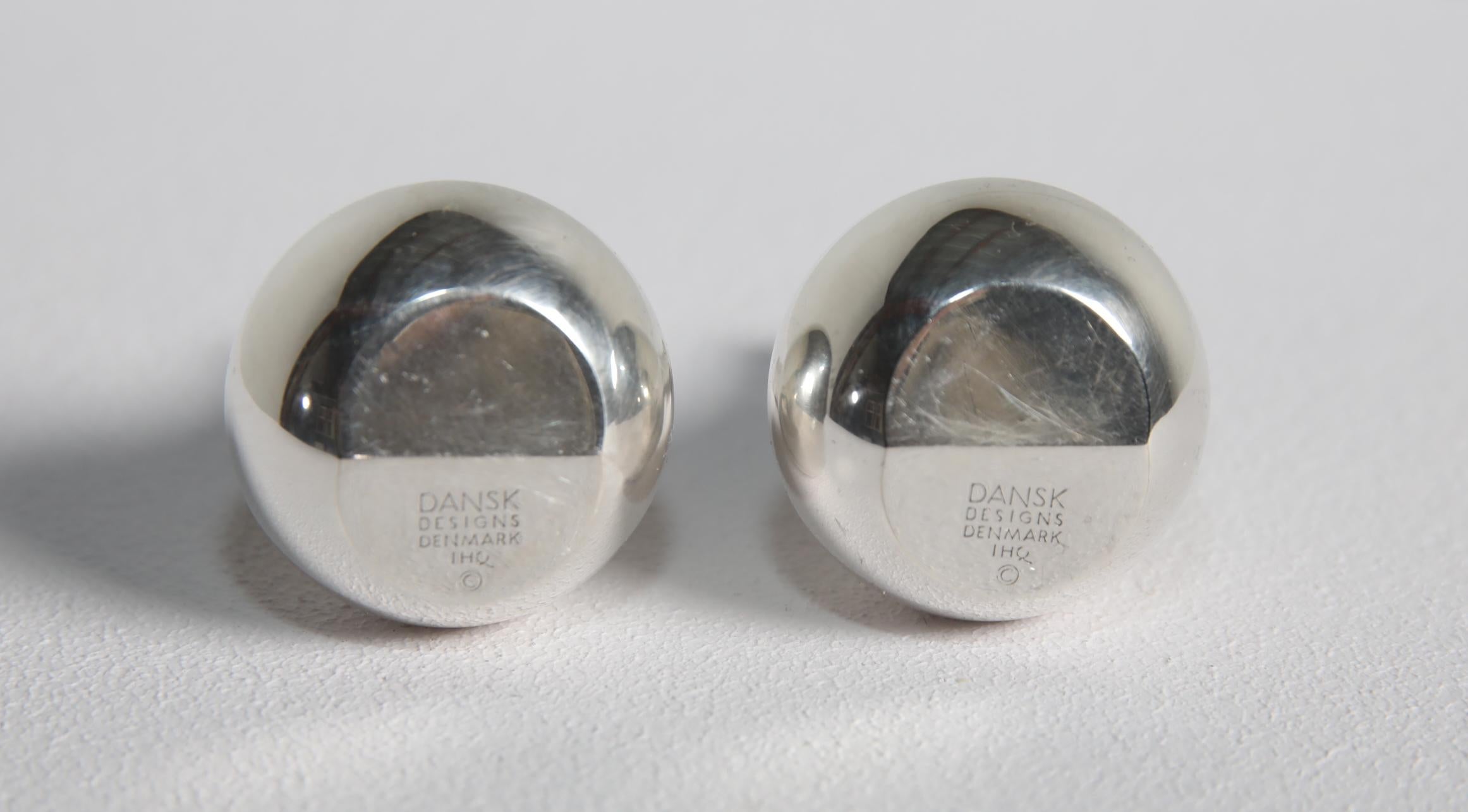 Pair of Candleholders by Jens Quistgaard for Dansk Designs, Denmark, 1960s In Good Condition For Sale In Stockholm, SE