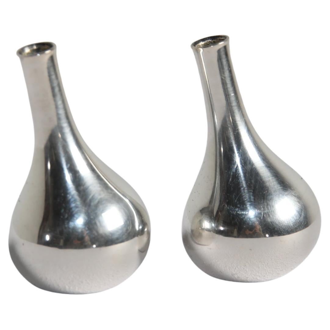 Coppia di portacandele di Jens Quistgaard per Dansk Designs, Danimarca, anni '60