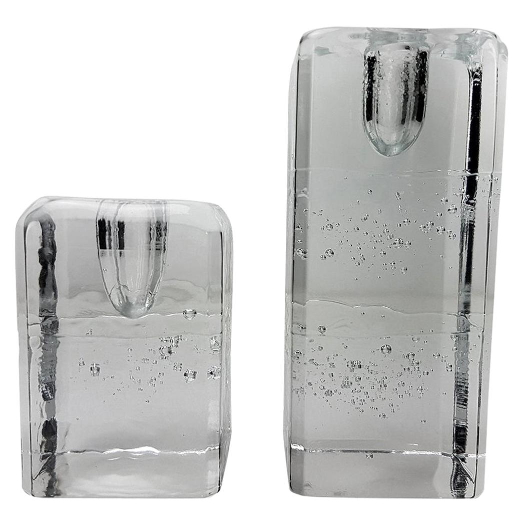 Pair of Candleholders by Tima Sarpaneva for Iittala, Finland