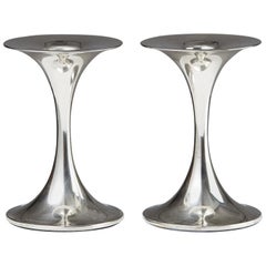 Pair of Candleholders Designed by Tapio Wirkkala for Kultakeskus, Finland, 1963