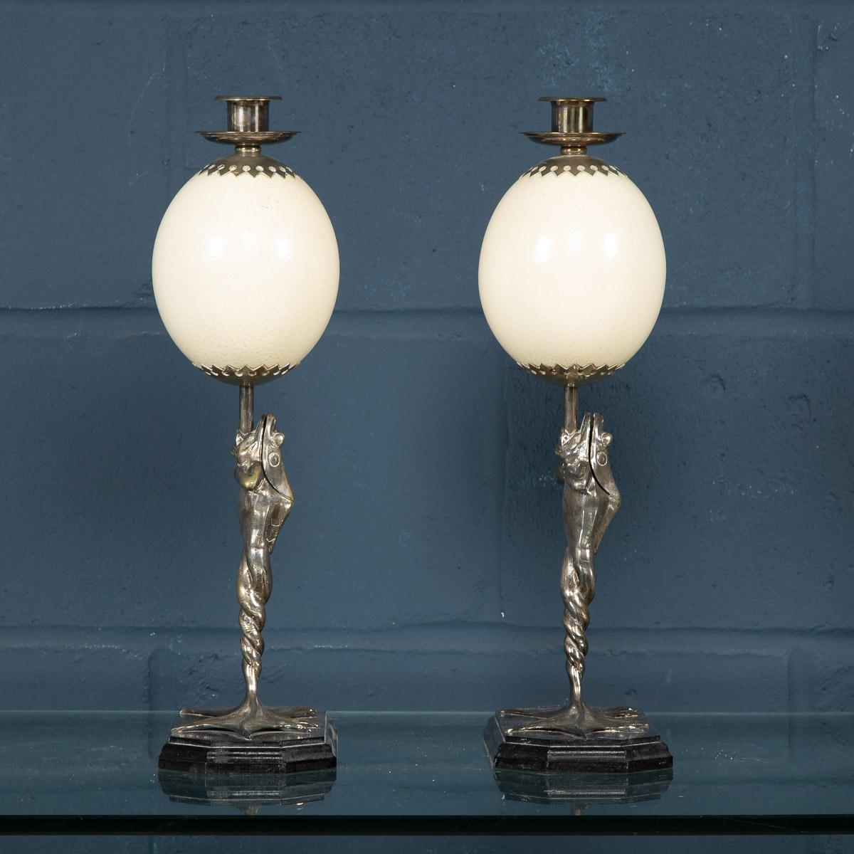 20th Century Pair of Candlesticks by Anthony Redmile, London, circa 1970 For Sale