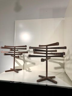 Paire de chandeliers de Nanna Ditzel de style mi-siècle moderne