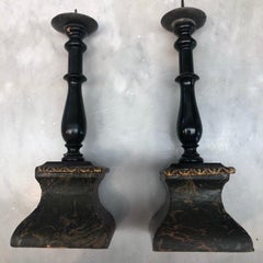 Pair of Candlesticks, Denmark, 1750-1780