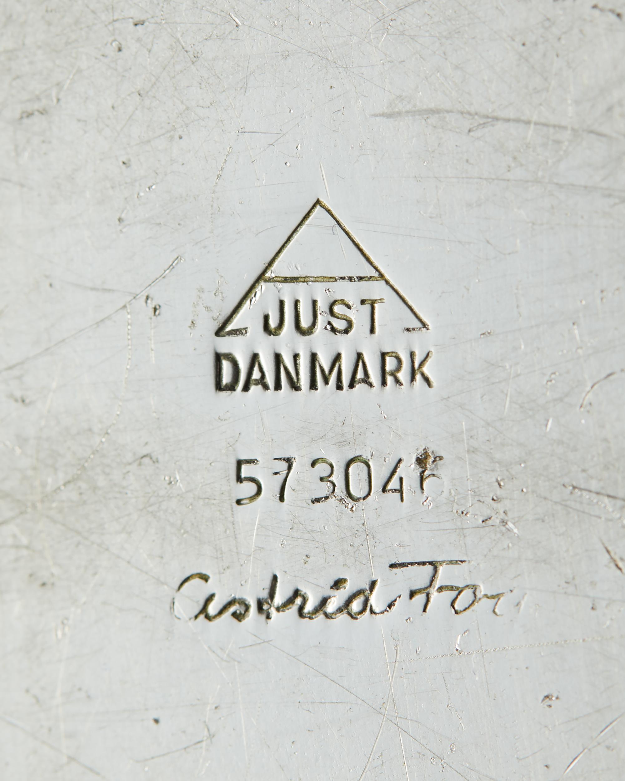 Swedish Pair of Candlesticks, Designed by Astrid Fog for Geust Andersen, Denmark, 1960s For Sale