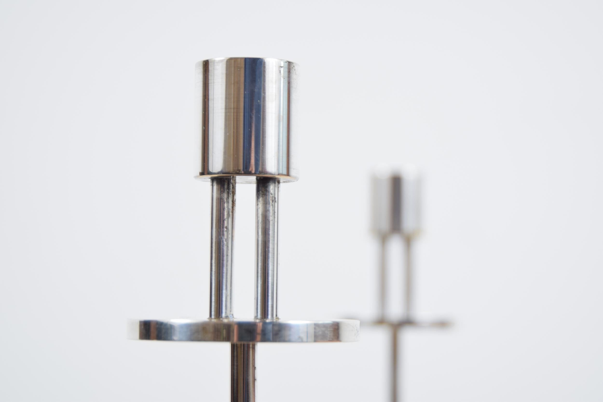 Pair of Candlesticks Designed by Ettore Sottsass 2