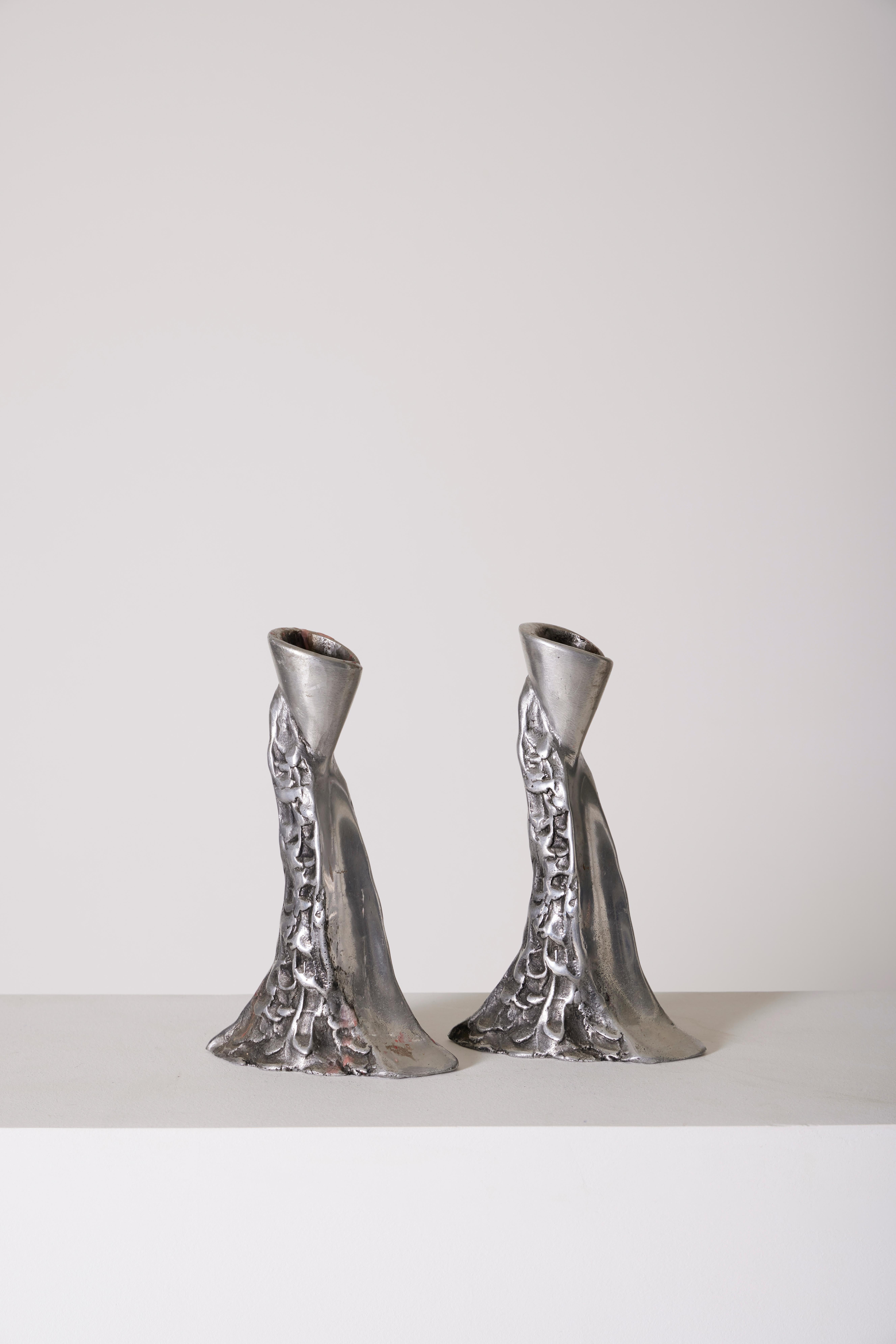 Pair of candlesticks In Good Condition In PARIS, FR