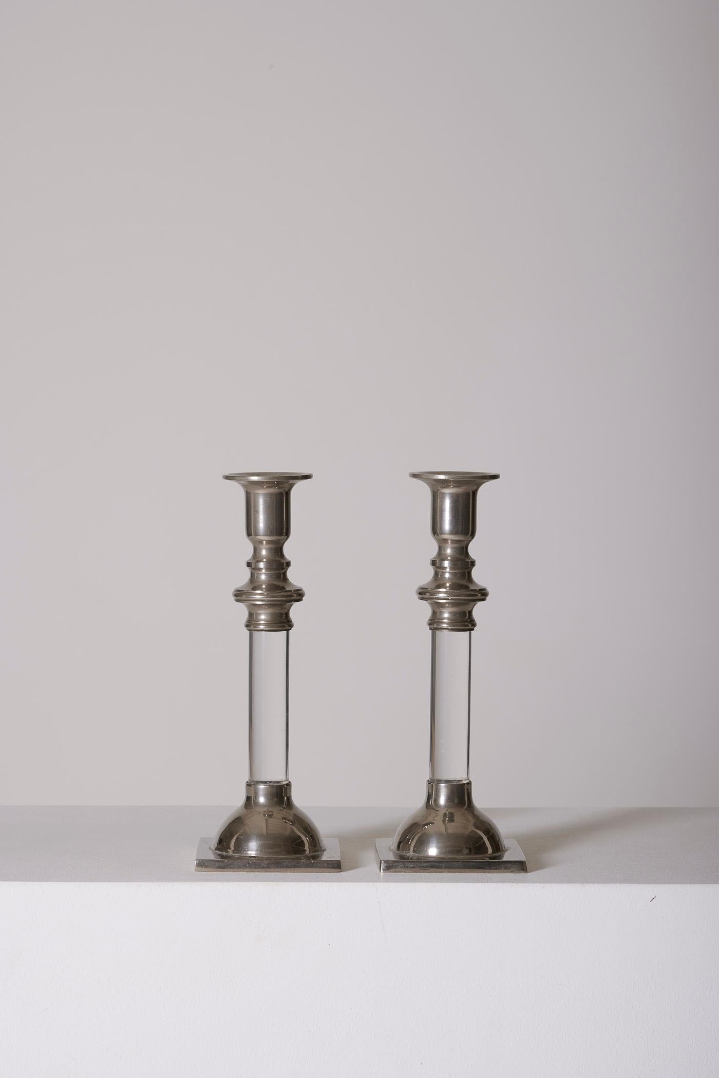 French Pair of candlesticks