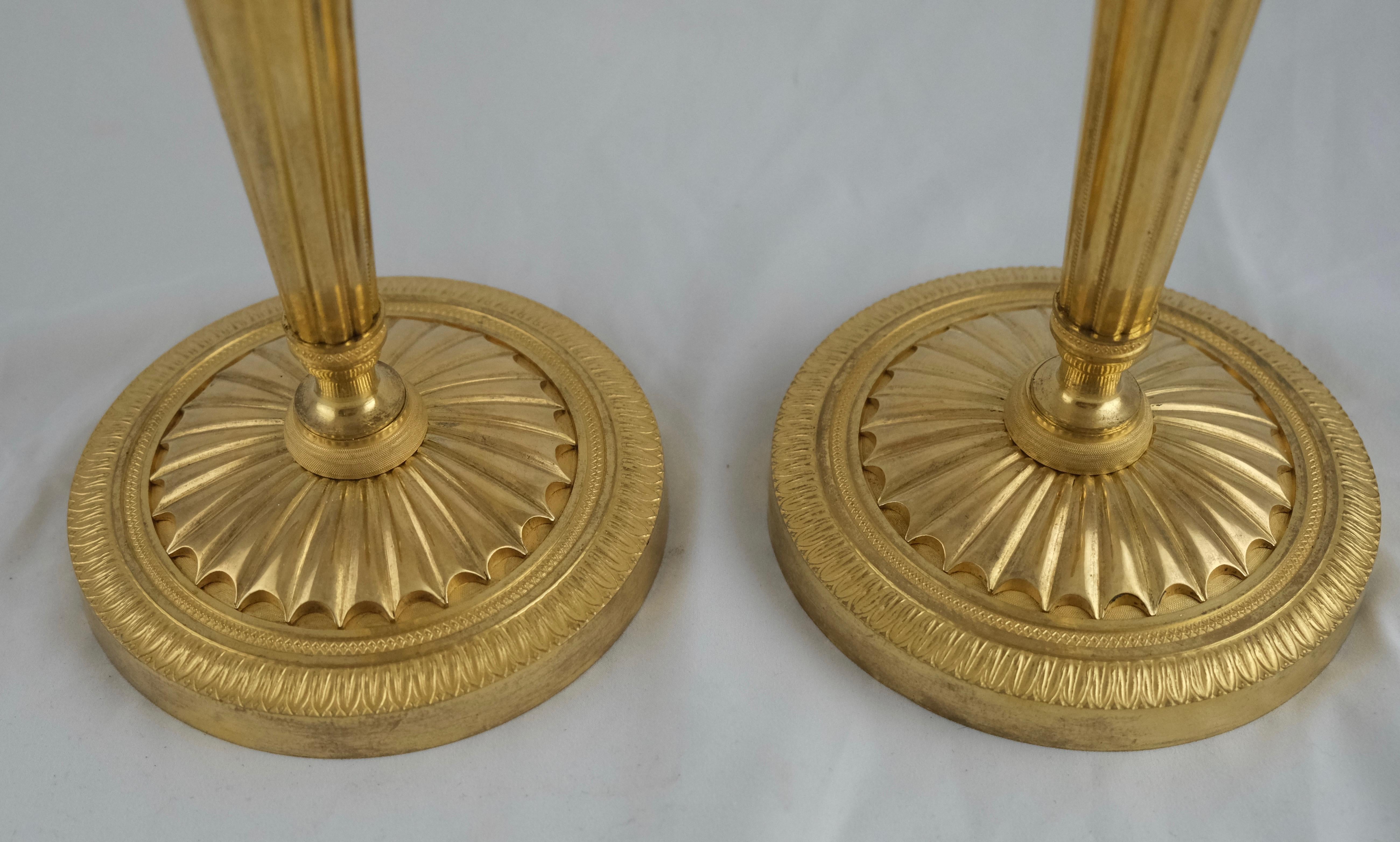 Pair of Candlesticks, France, circa 1800 4