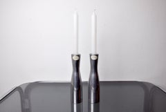 Pair of Candlesticks Gota Erika Pekkari, Scandinavian, 1990