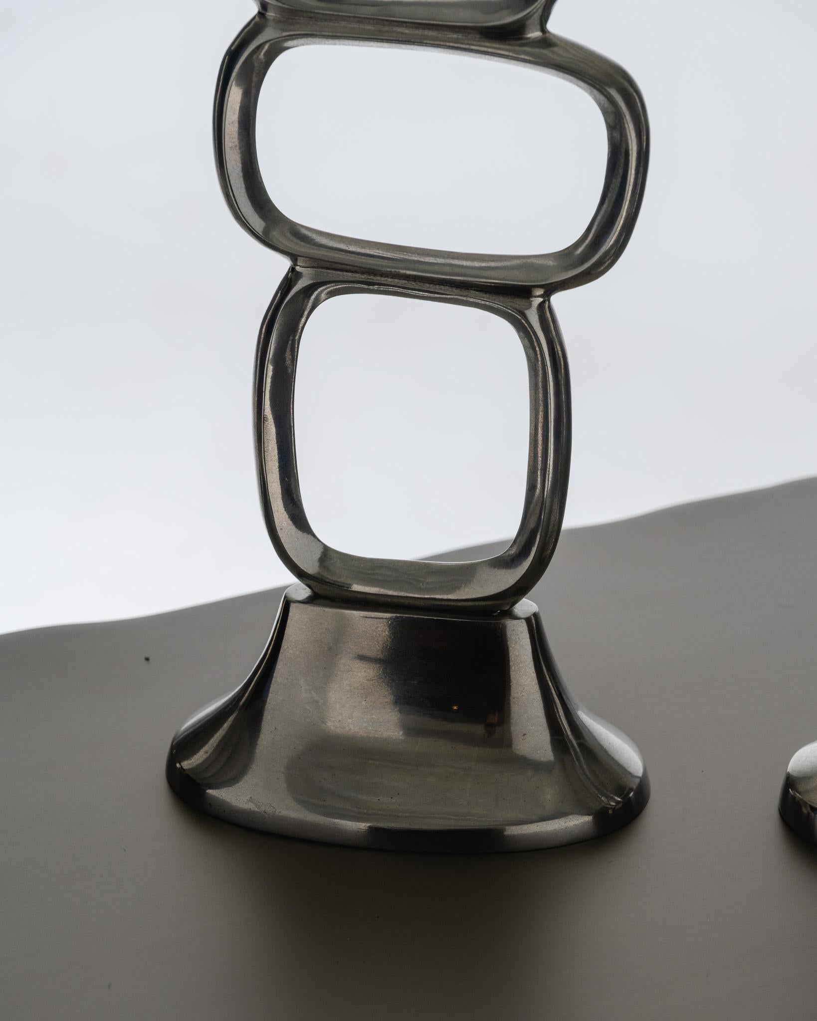 Paar Kerzenständer, Matthew Hilton, 1980er Jahre im Zustand „Gut“ im Angebot in PARIS, FR