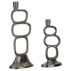 Pair of Candlesticks, Matthew Hilton, 1980s