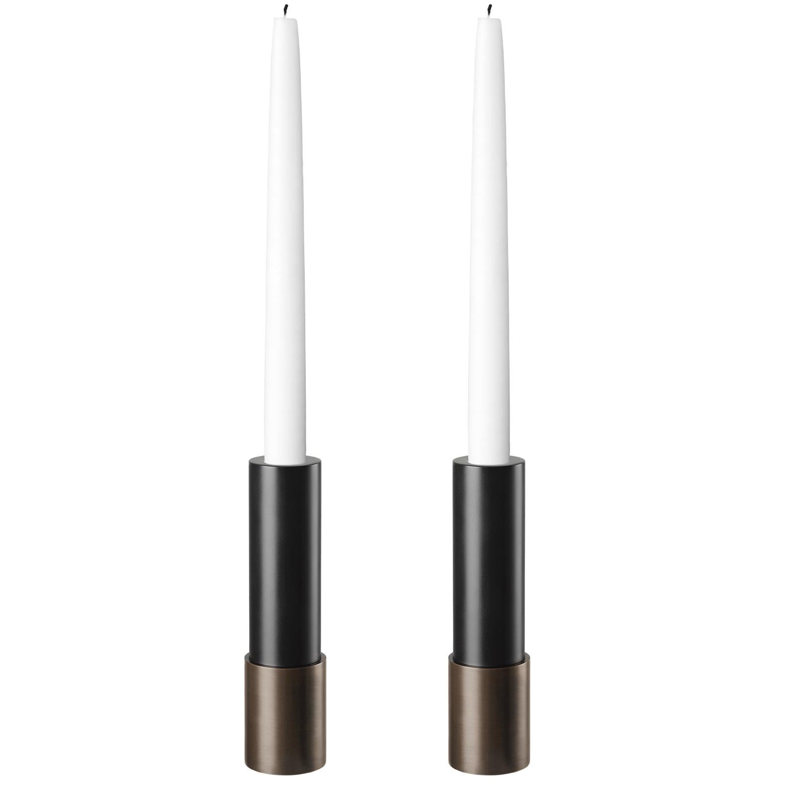 Pair of Candlesticks Model #12 by Space Copenhagen for Gubi For Sale 7