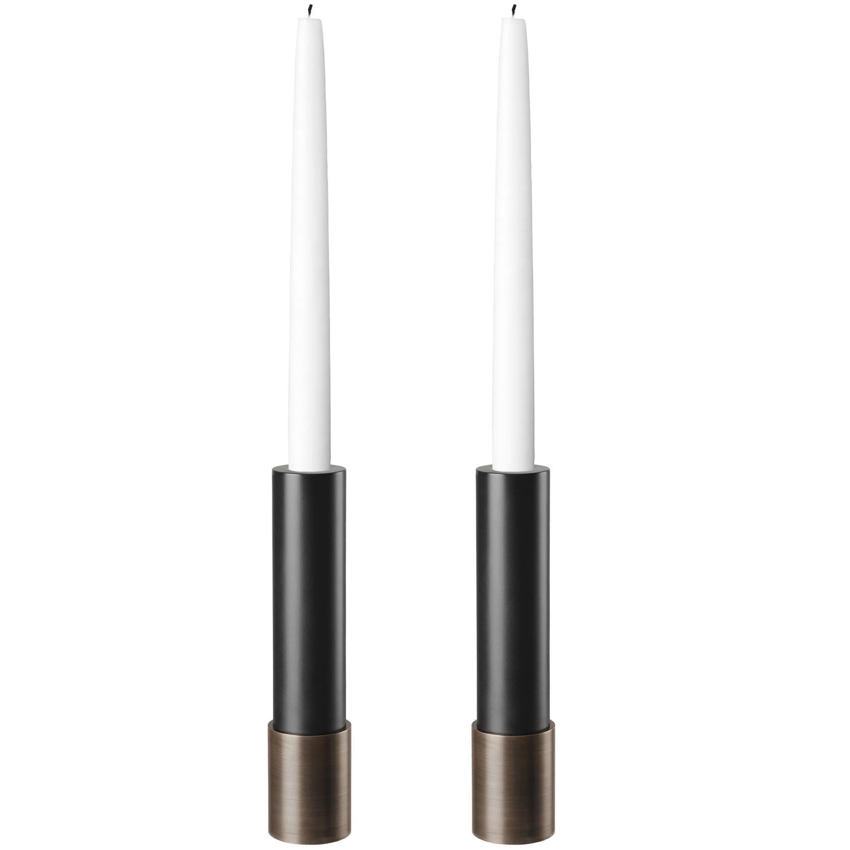 Pair of Candlesticks Model #12 by Space Copenhagen for Gubi For Sale 9
