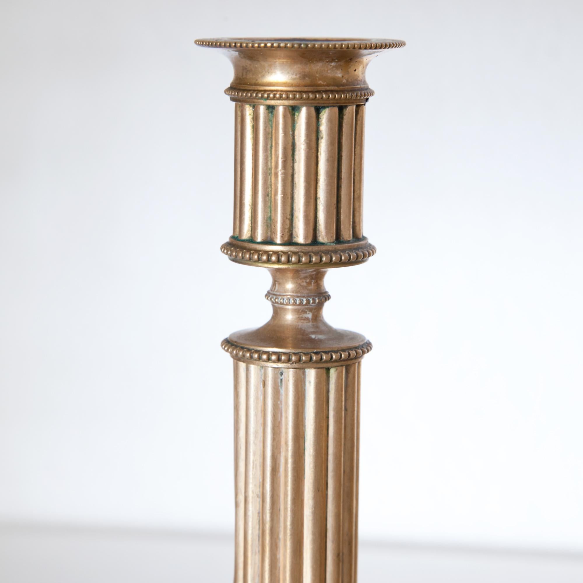 Pair of Candlesticks, Sweden, 1811 (Frühes 19. Jahrhundert)