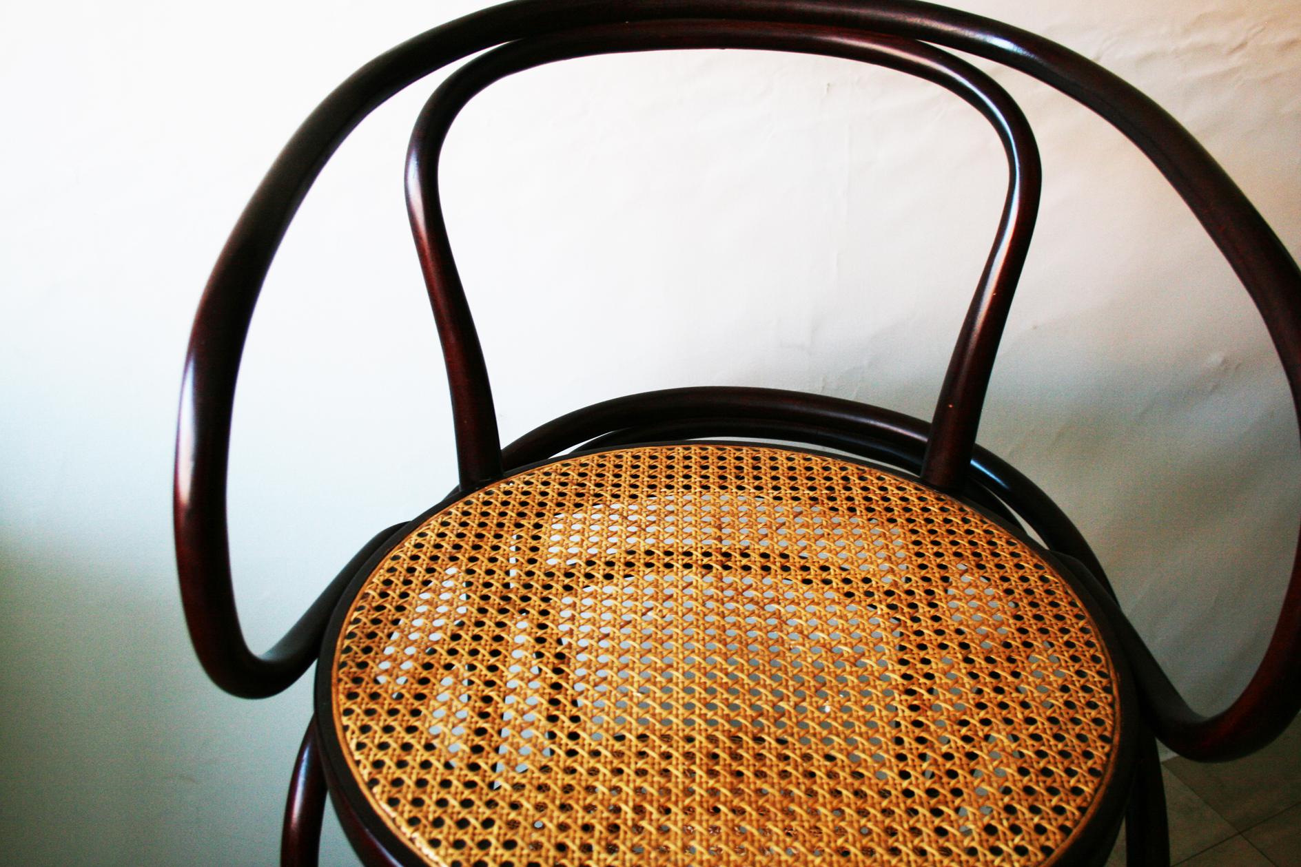 Thonet 209 , Pair of Cane and Bentwood Chairs after Thonet  10