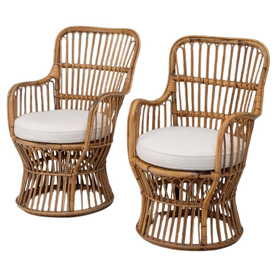 Coppia di poltrone Cane