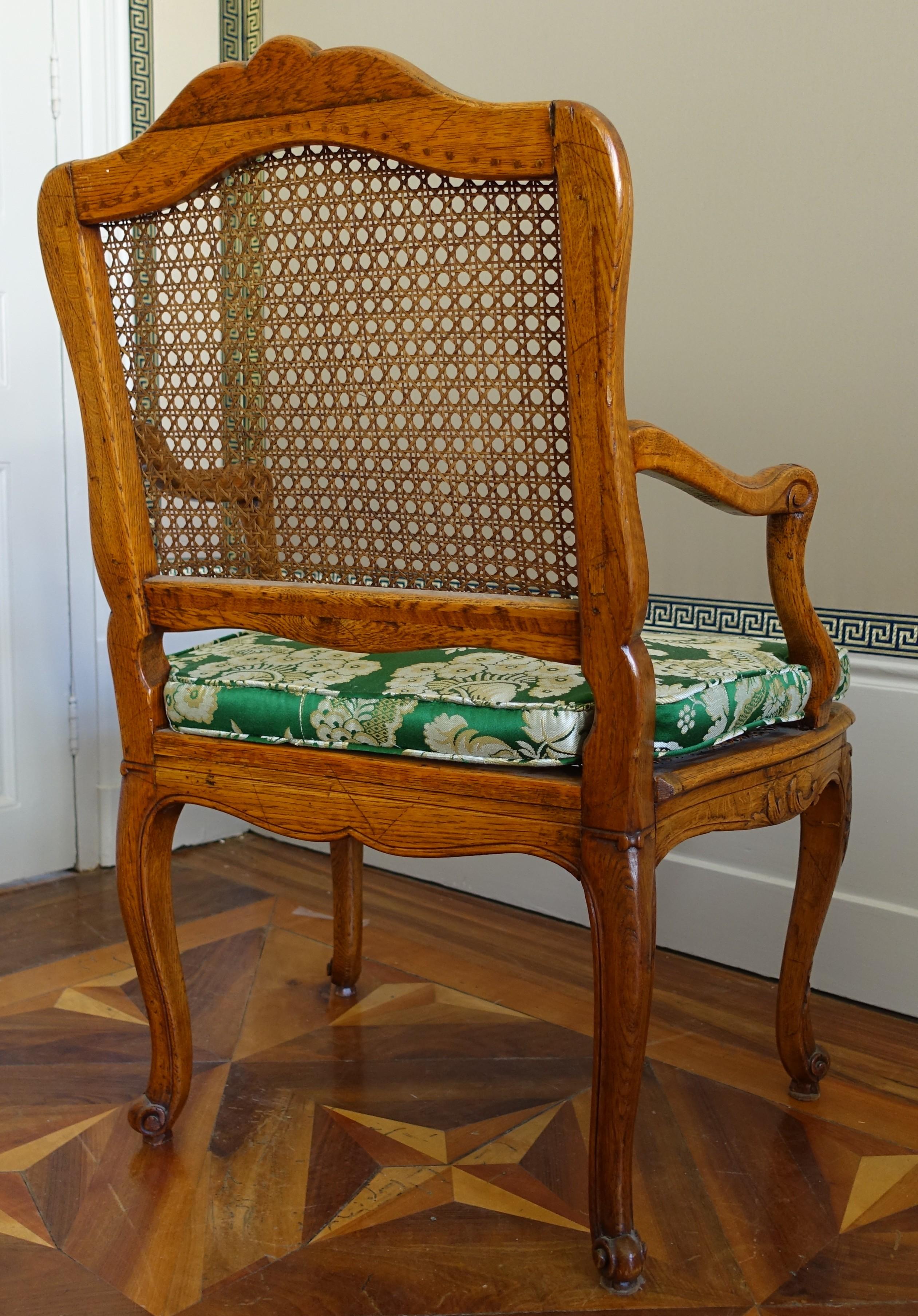 Paar Rohrsessel - Periode Louis XV - 18. im Angebot 1