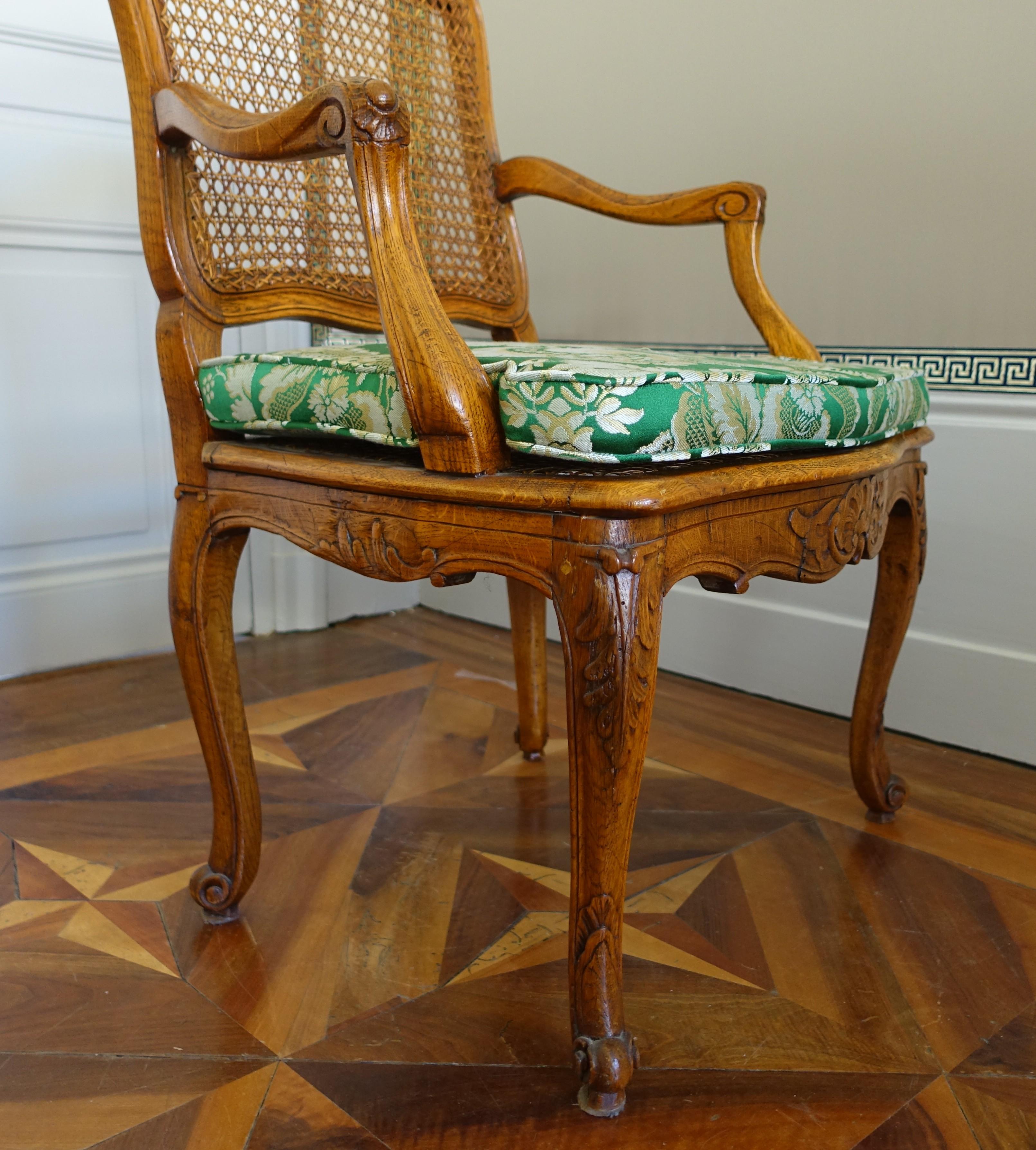 Paar Rohrsessel - Periode Louis XV - 18. im Angebot 2