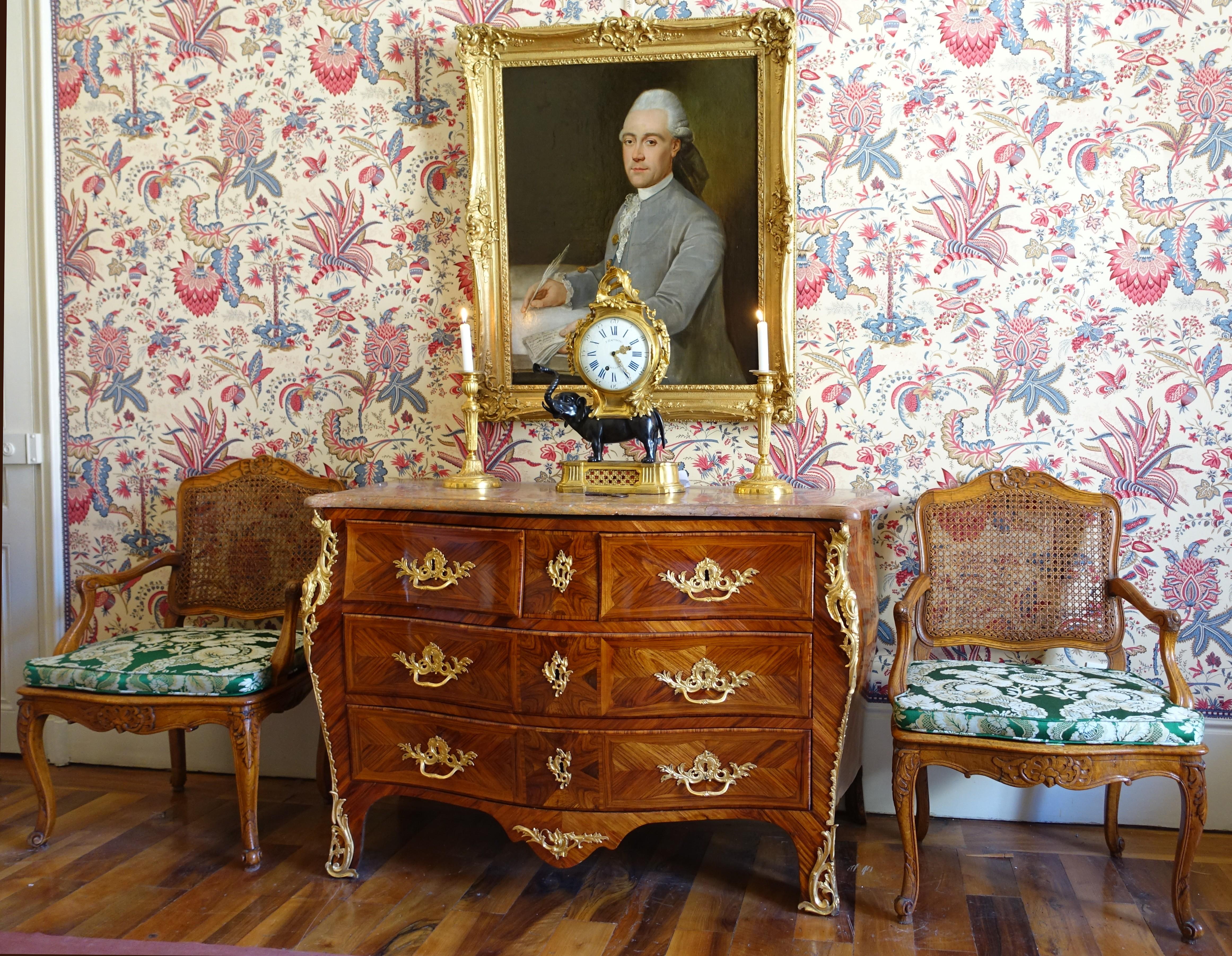 Paar Rohrsessel - Periode Louis XV - 18. im Angebot 6