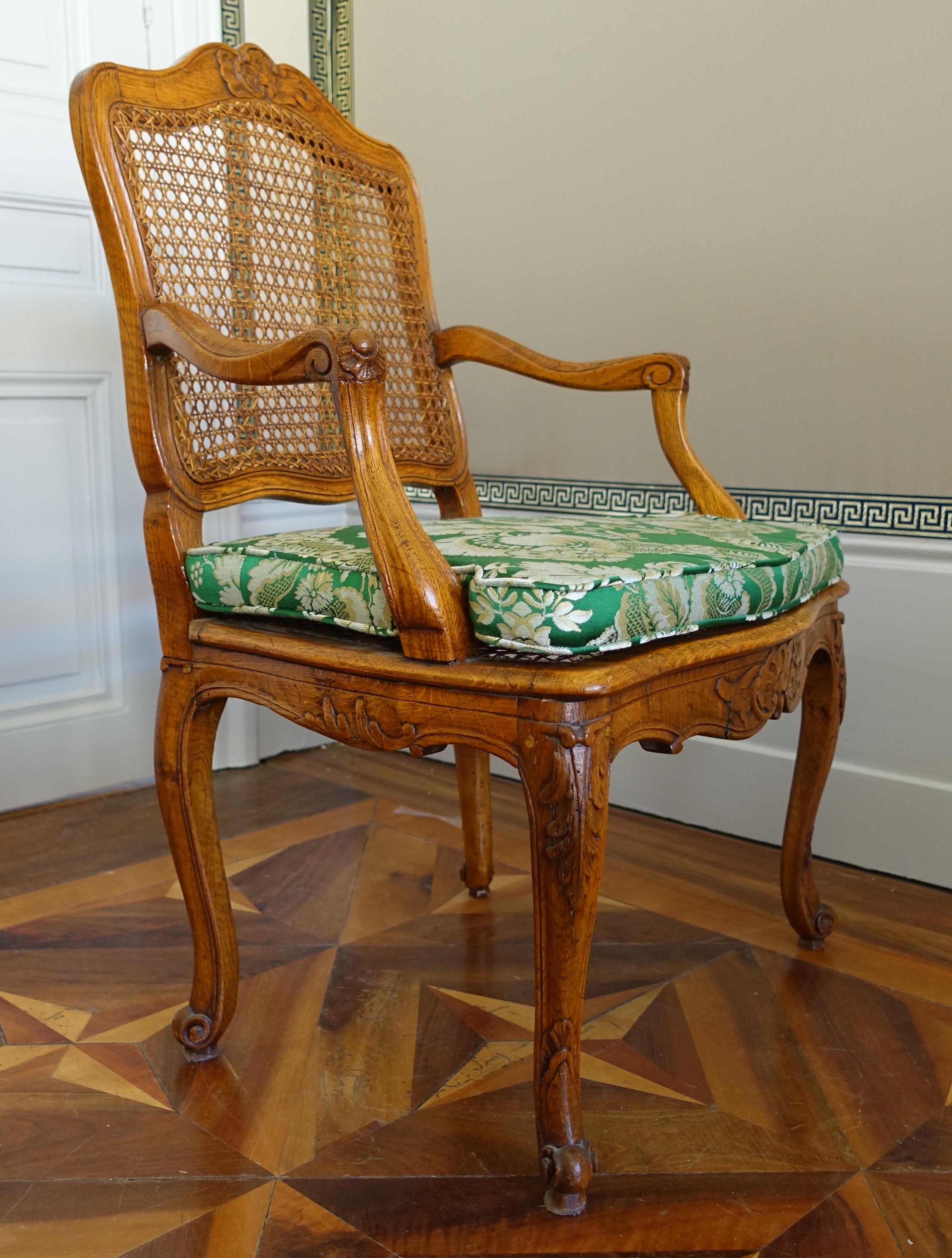 Paar Rohrsessel - Periode Louis XV - 18. (Louis XV.) im Angebot