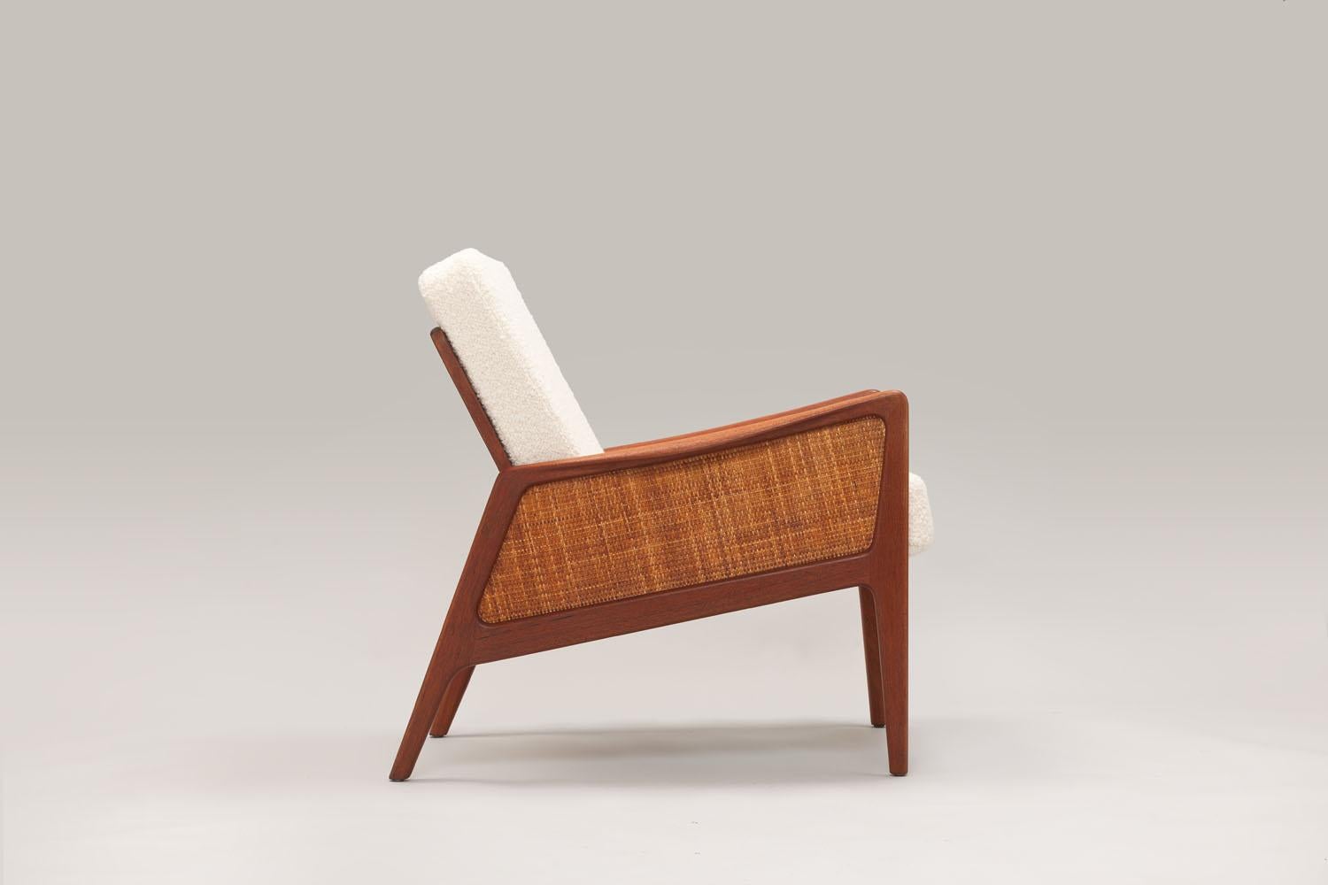 Mid-20th Century Pair of Cane & Teak FD-151 Chairs by Peter Hvidt & Orla Mølgaard-Nielsen, 1956