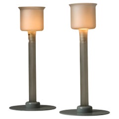Pair of 'Canna Fiorita' Table Lamps by Castiglioni & Menghi for Fontana Arte