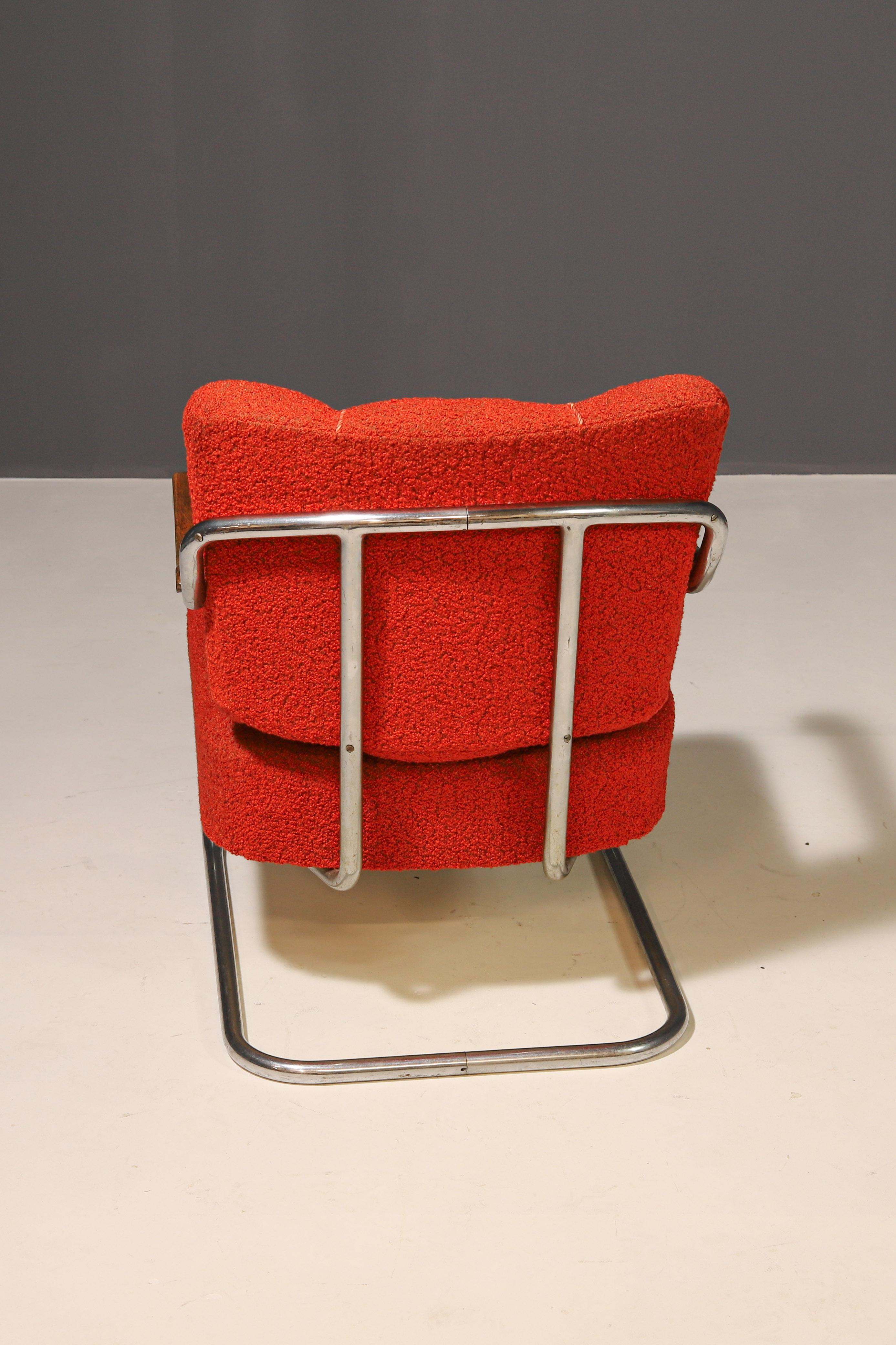 Coppia di poltrone a sbalzo Bauhaus  Thonet, anni '30 in vendita 3