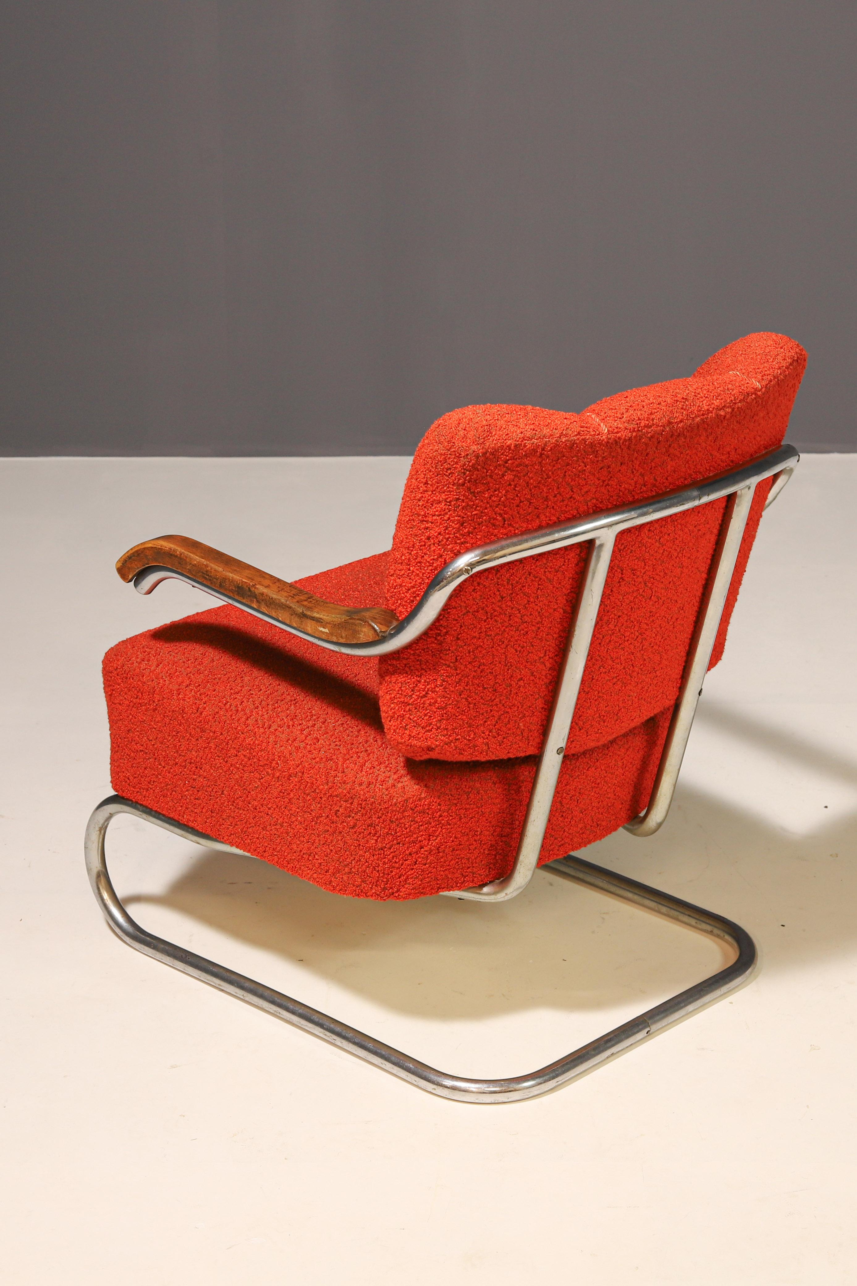 Coppia di poltrone a sbalzo Bauhaus  Thonet, anni '30 in vendita 4
