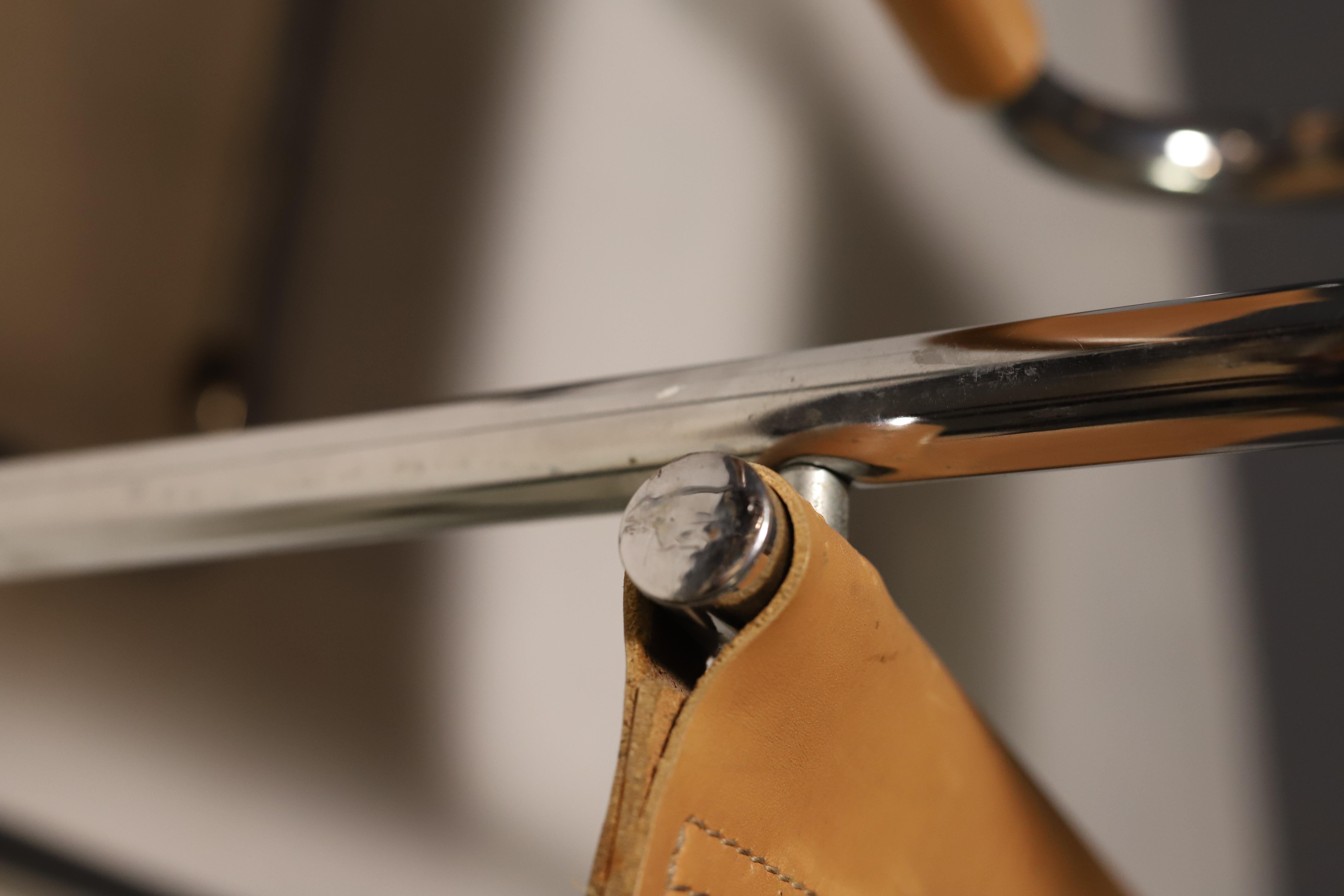Pair of Cantilever Tubular Steel Armchairs by Marcel Breuer, 1970´s For Sale 7