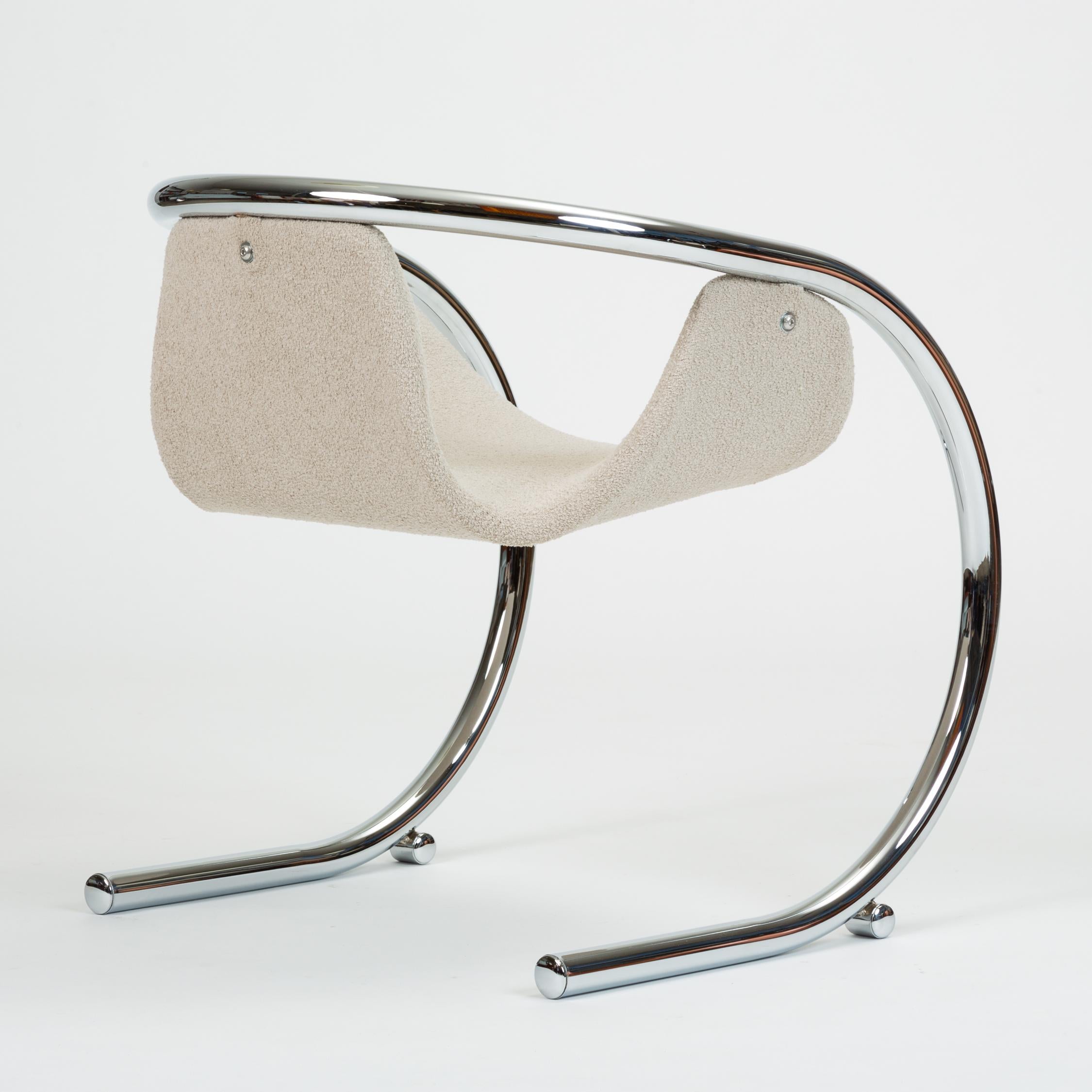 Pair of Cantilevered Lounge Chairs by Byron Botker for Landes 2