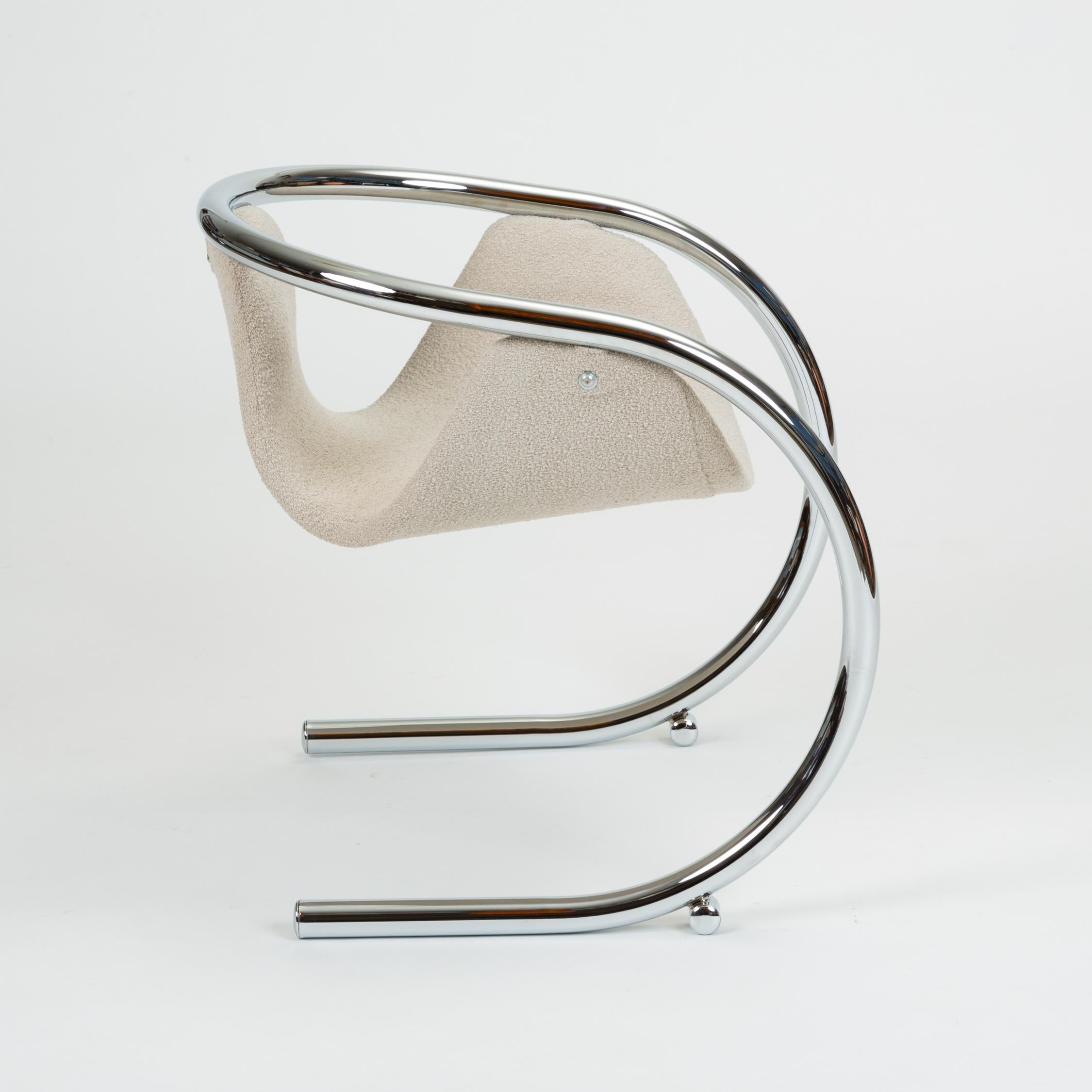 Pair of Cantilevered Lounge Chairs by Byron Botker for Landes 3