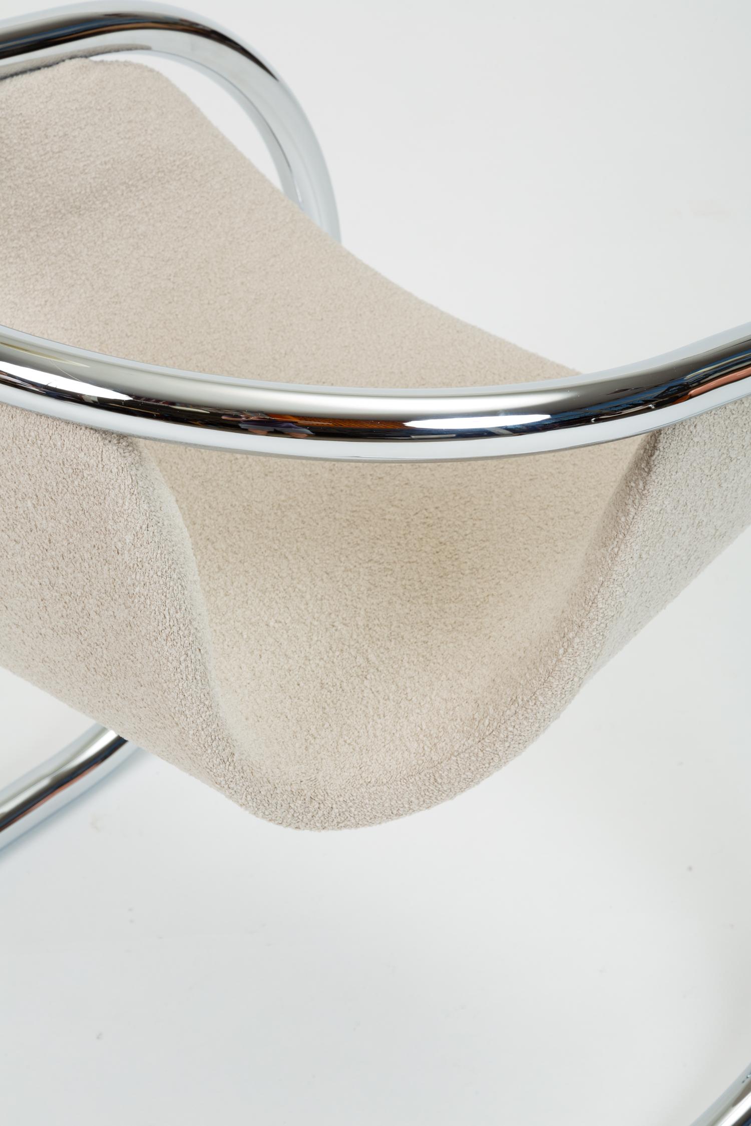 Pair of Cantilevered Lounge Chairs by Byron Botker for Landes 7
