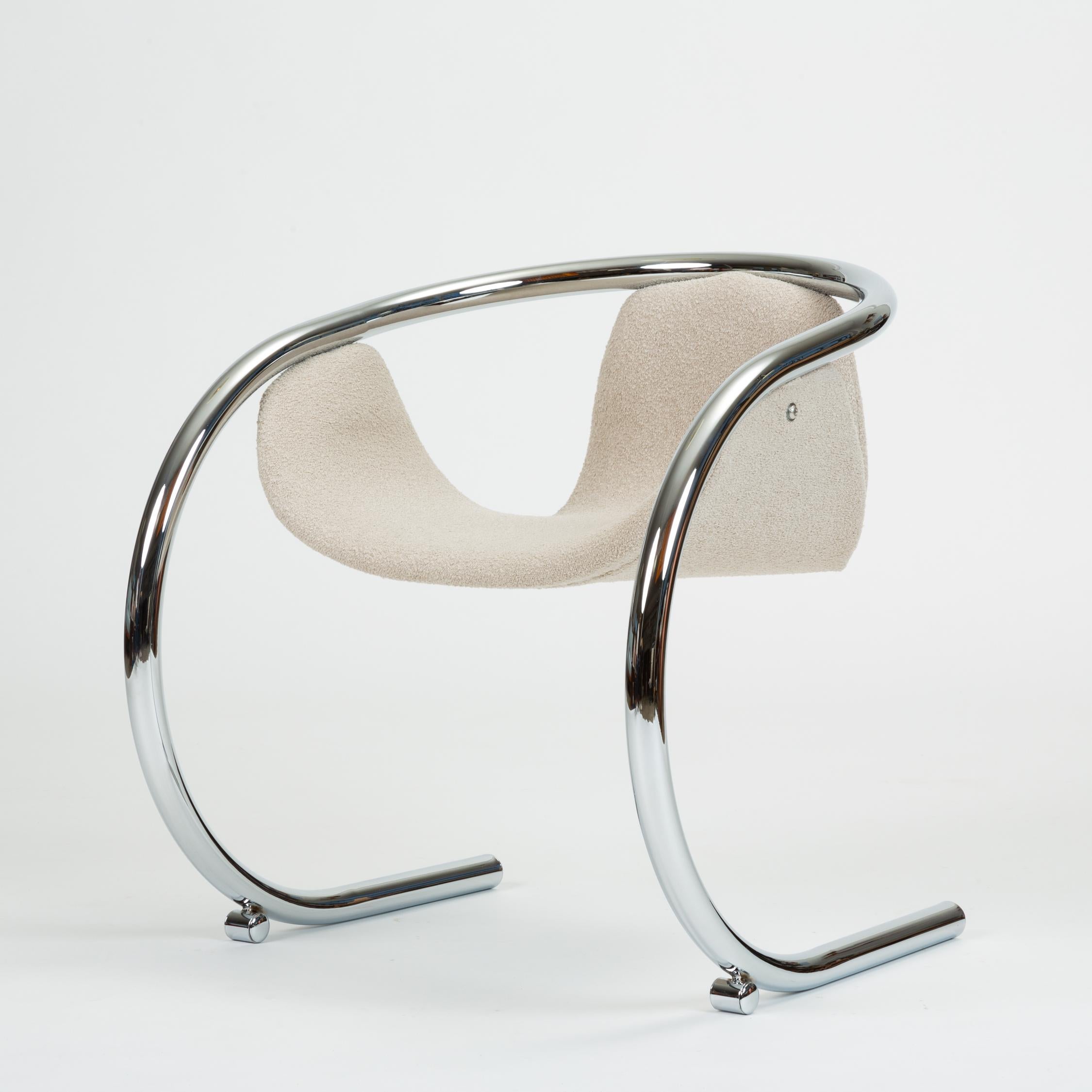 American Pair of Cantilevered Lounge Chairs by Byron Botker for Landes
