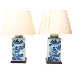 Pair of Canton Style Table Lamps