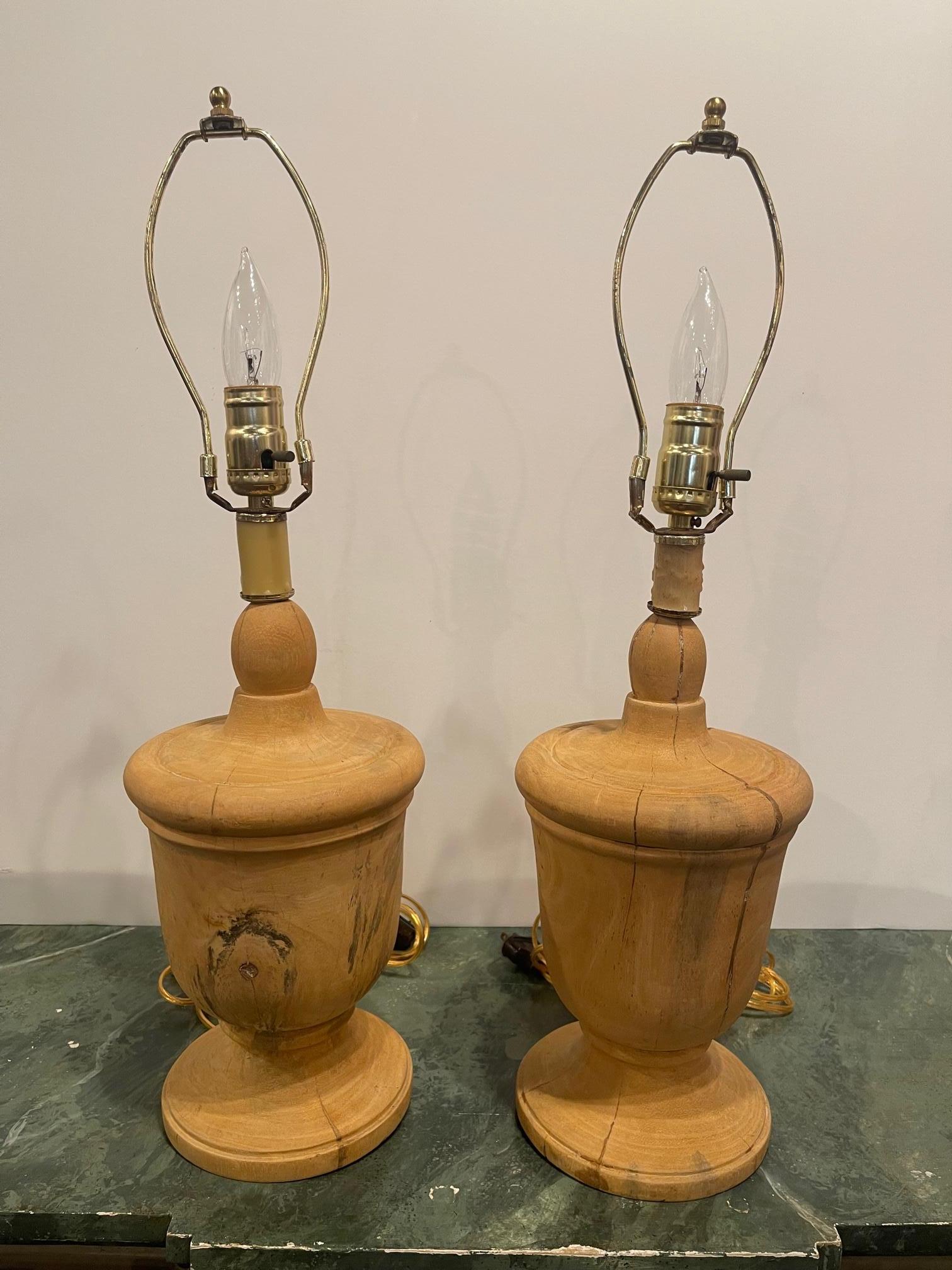 American Pair of Capitol Fragments Adapted as Lamps, 19th Century For Sale
