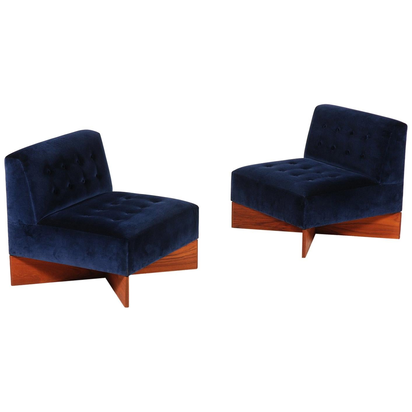 Pair of "Capitole" Easy Chairs by Pierre Guariche, 1960s