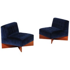 Vintage Pair of "Capitole" Easy Chairs by Pierre Guariche, 1960s