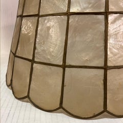 Pair of Capiz Shades, Sold Individually