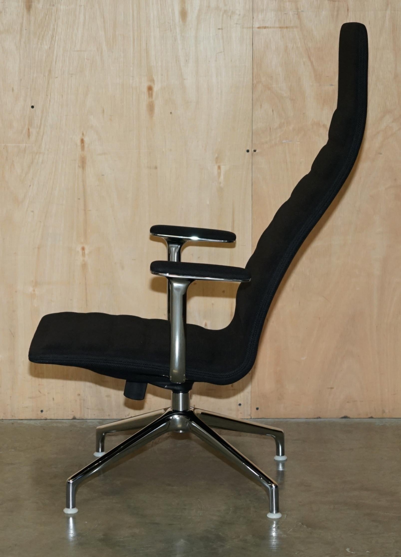 PAIR OF CAPPELLINI LOTUS OFFICE LOUNGE ARMCHAiRS BY JASPER MORRISON For Sale 9