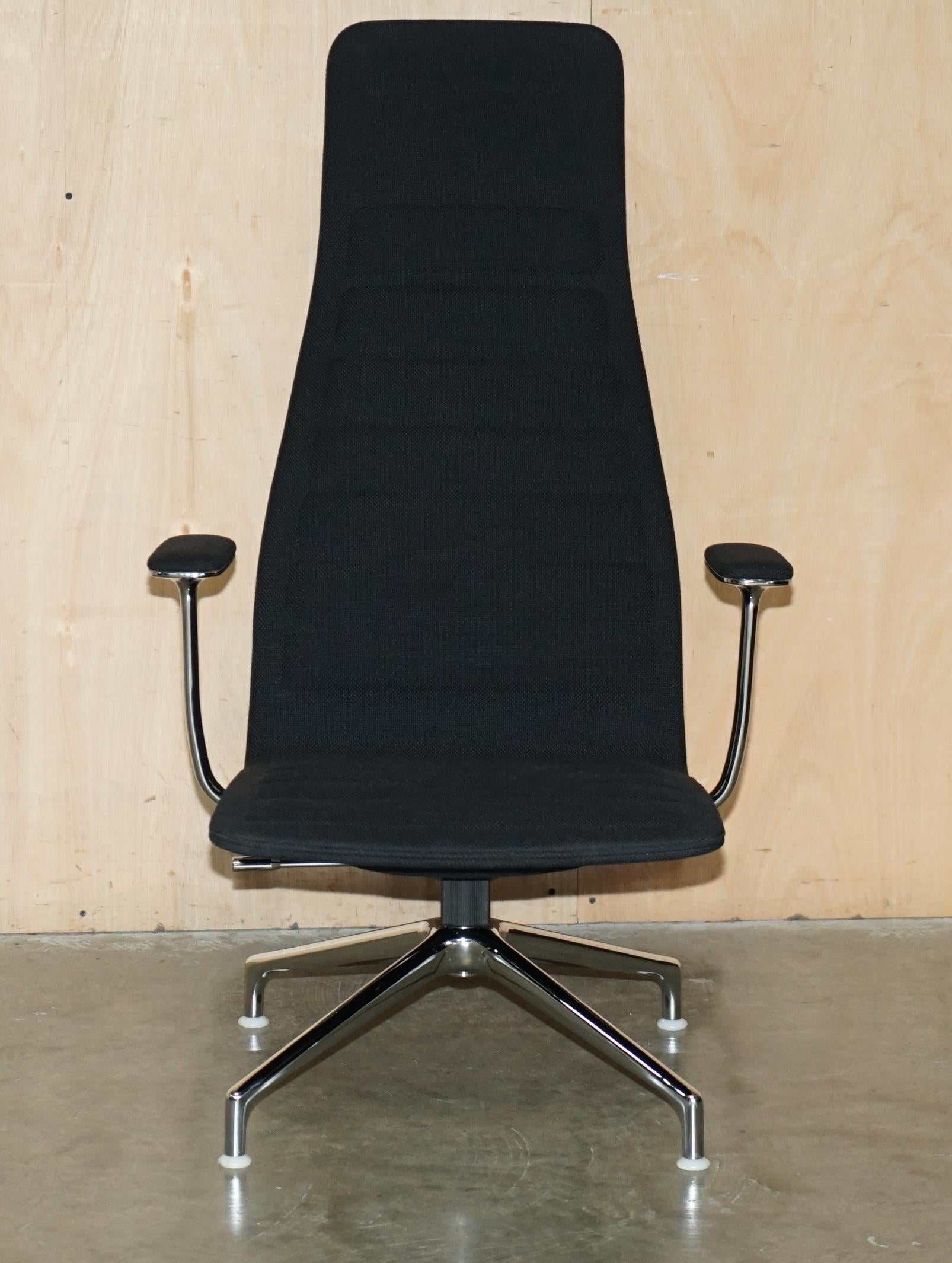 Italian PAIR OF CAPPELLINI LOTUS OFFICE LOUNGE ARMCHAiRS BY JASPER MORRISON For Sale