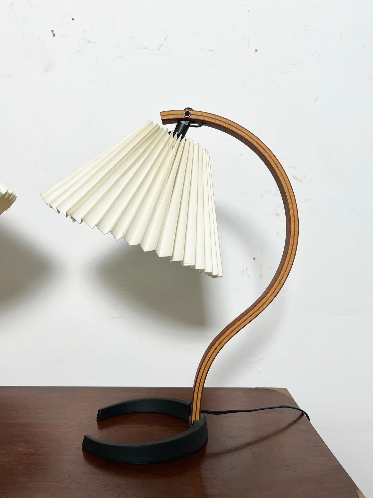 Mid-Century Modern Pair of Caprani Table Lamps Circa 1970s