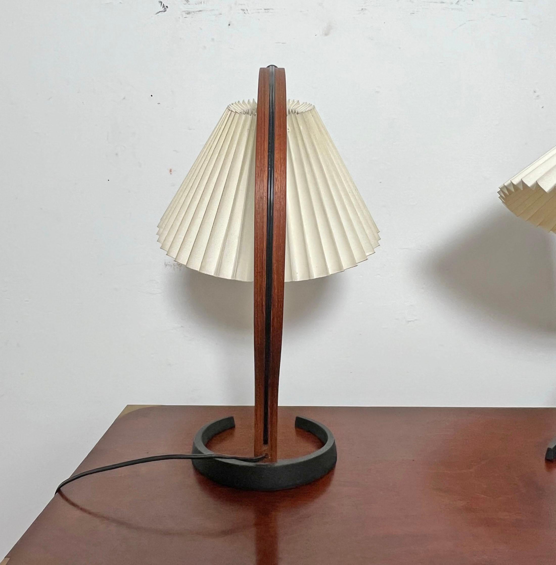 Pair of Caprani Table Lamps Circa 1970s In Good Condition In Peabody, MA