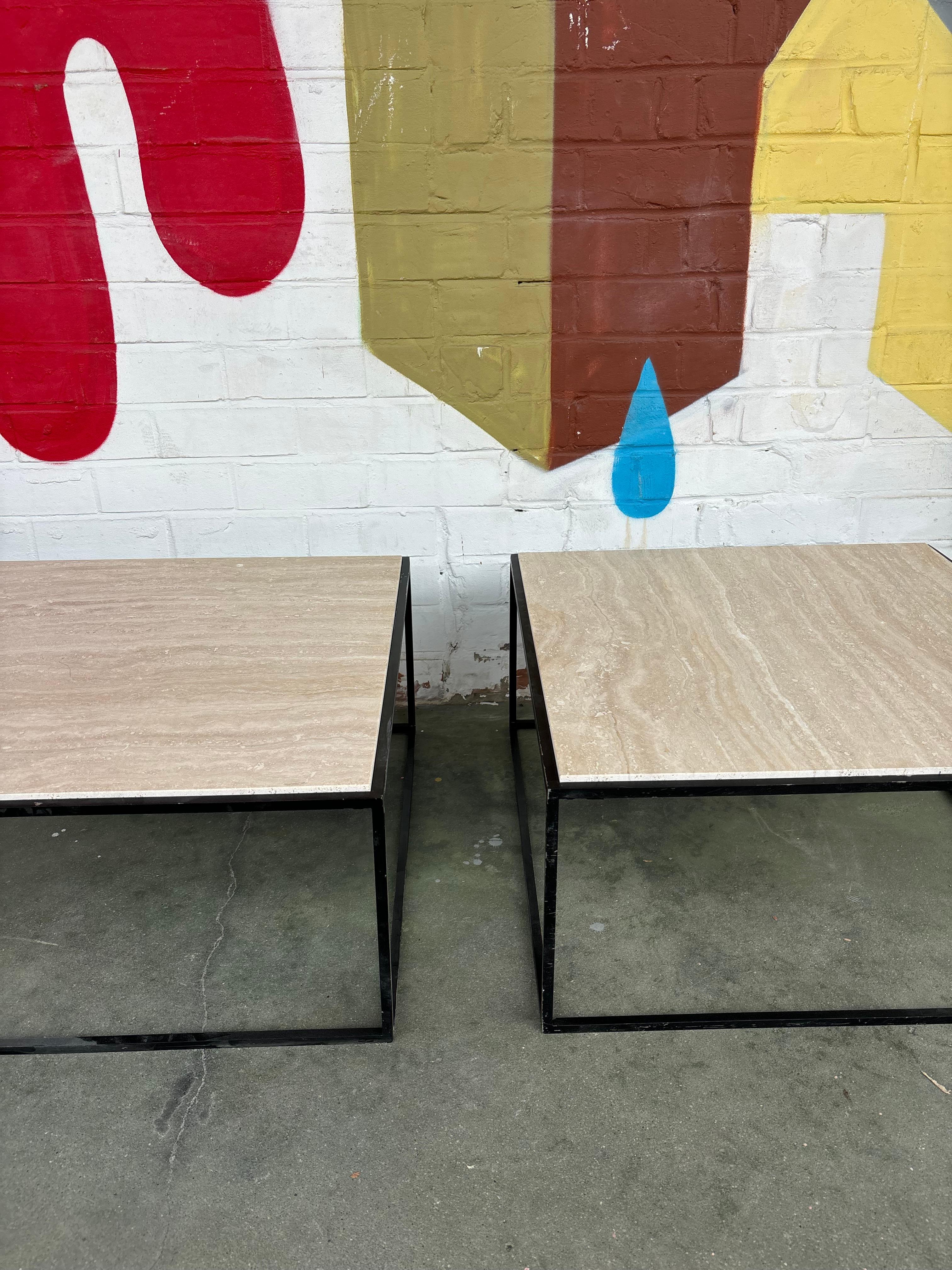 Pair of capri side tables by Jorge Zalszupin For Sale 4