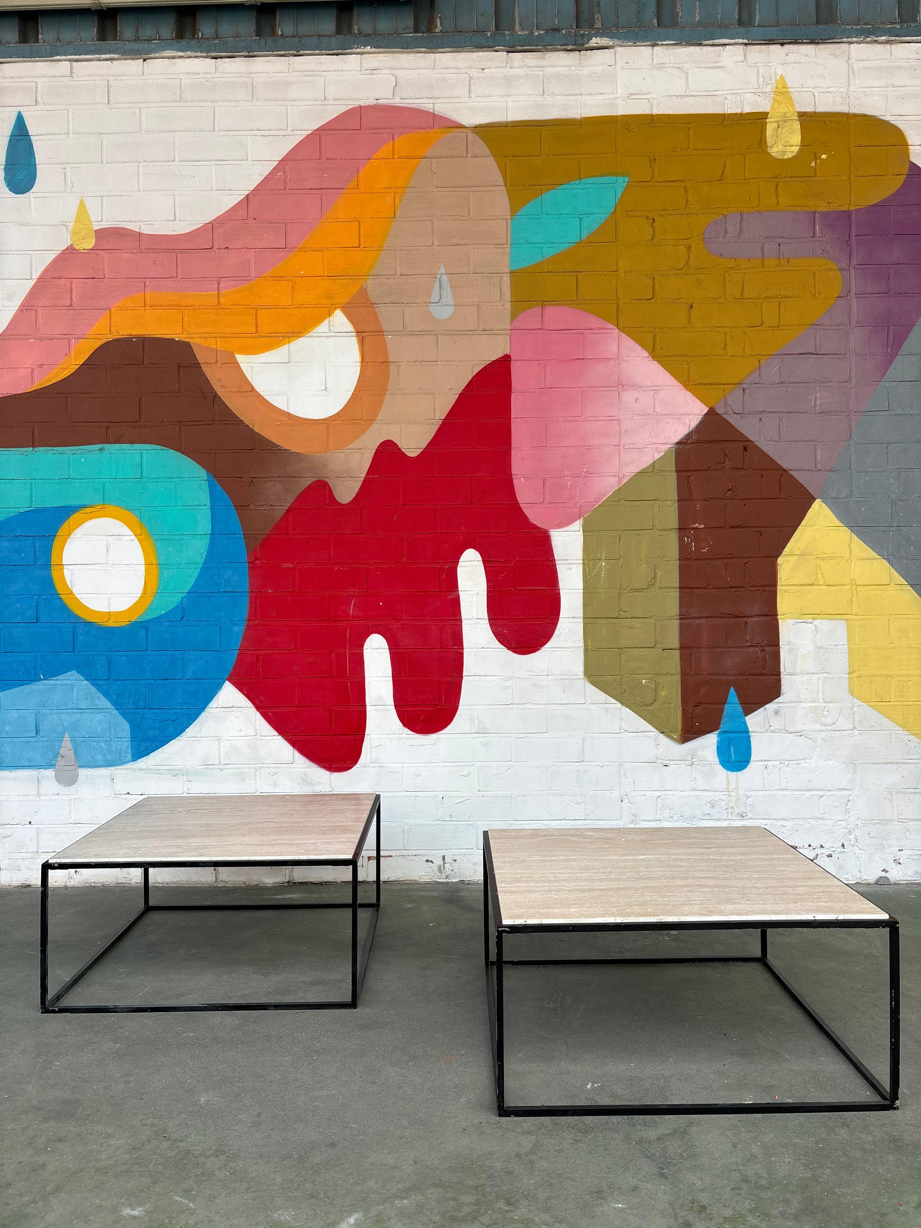 Mid-Century Modern Pair of capri side tables by Jorge Zalszupin For Sale