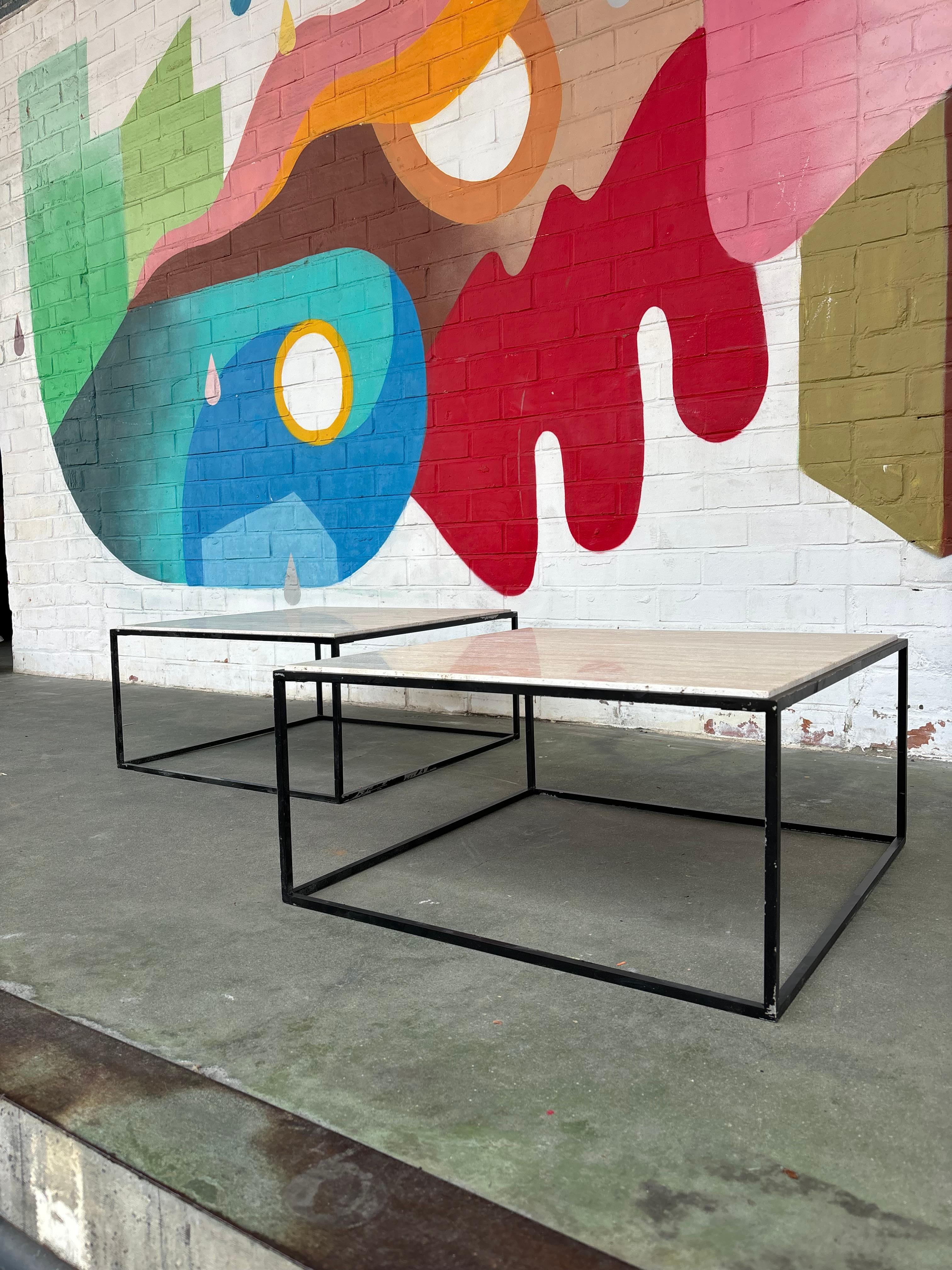 Brazilian Pair of capri side tables by Jorge Zalszupin For Sale