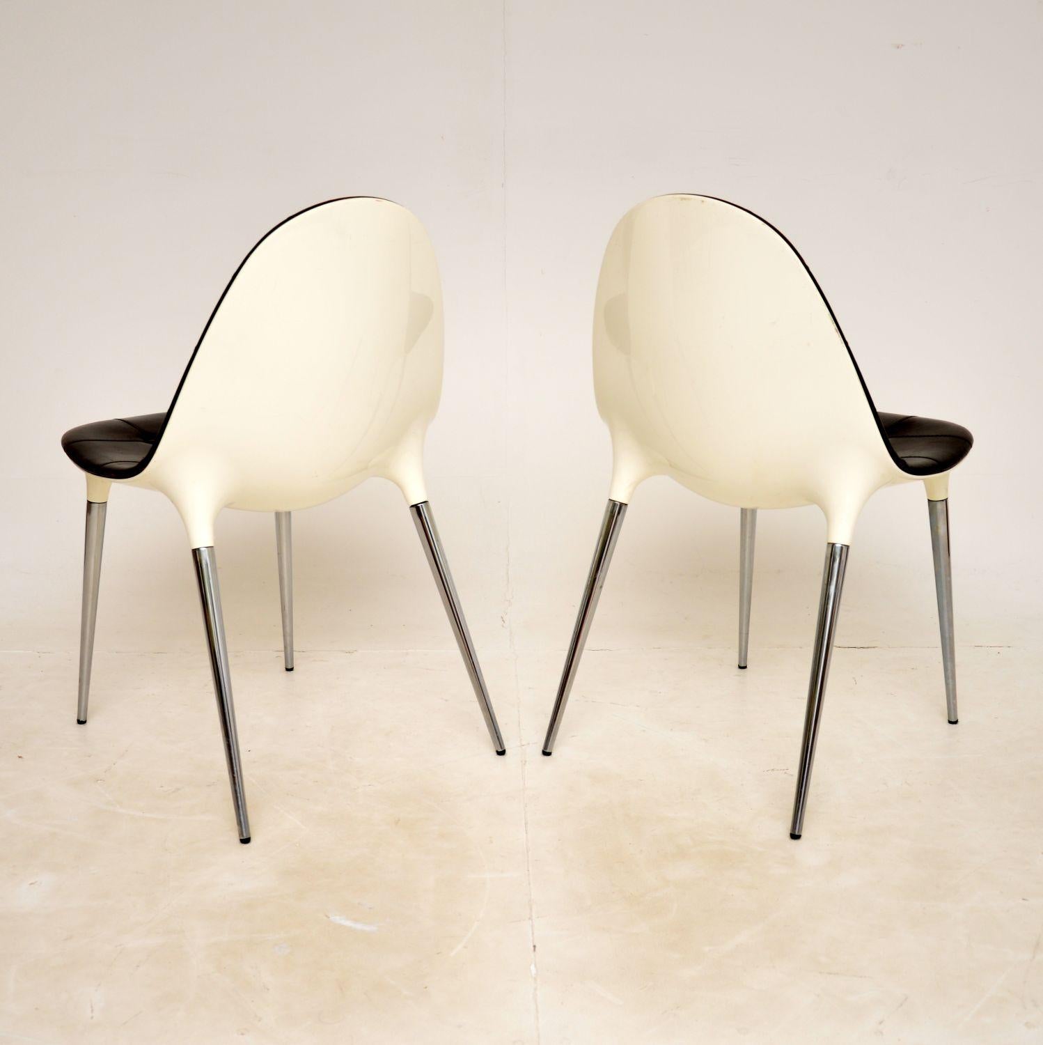 XXIe siècle et contemporain Paire de chaises de salle à manger / d'appoint Caprice de Philippe Starck pour Cassina en vente