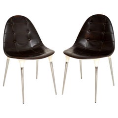 Paar Caprice-Ess-/Beistellstühle von Philippe Starck für Cassina