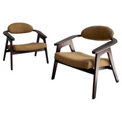 Pair of Captain Armchairs by Adrain Pearsall for Craft Associates