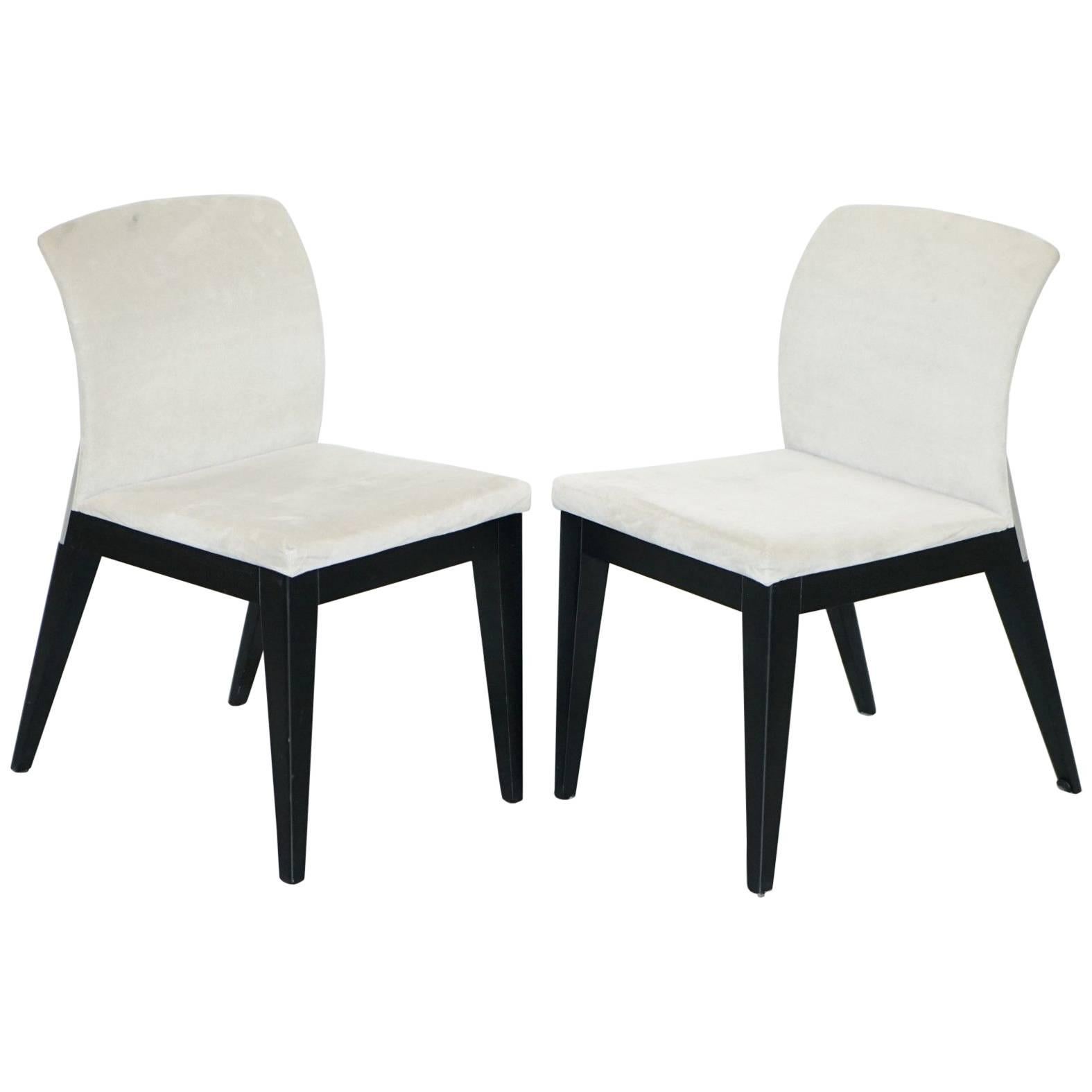 Pair of Car Designer Pininfarina for Reflex Angelo Occasional Chairs