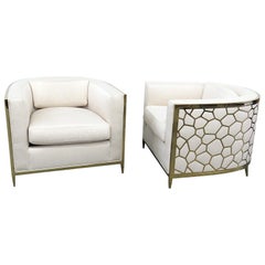 Pair of Caracole Ice Breaker Chairs